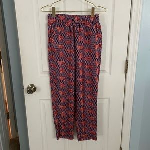 J. Crew Collection Silk Pant Roaming Tigers sz0